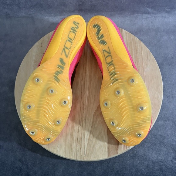 Nike Air Zoom Maxfly Track Spikes Mens Size 14 Hyper Pink Rose DH5359-600 - Picture 7 of 11